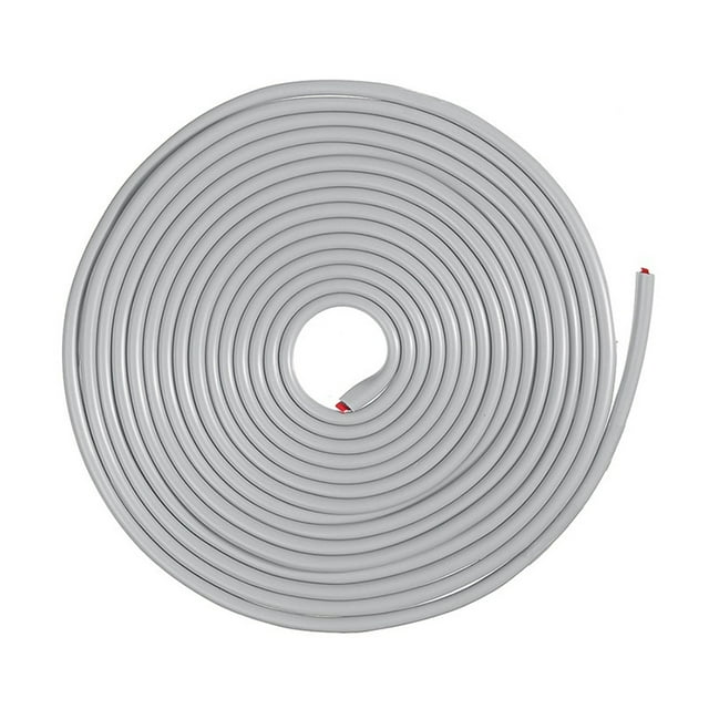 Riwesomey Protectores de puertas de automóviles Protector de sello en forma de U Tiras protectoras anticolisión flexibles para puertas automotrices Herramientas de reparación de automóviles gris