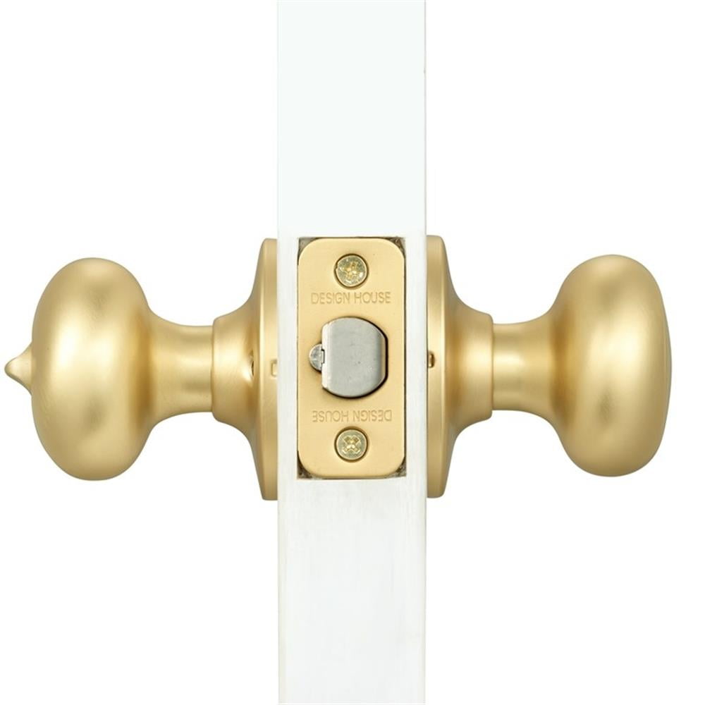Design House 726927 Cambridge Entry Door Knob Satin Gold