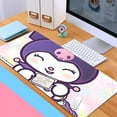 thumbnail image 4 of Tsir Sanrio Computer Mouse Pad Kawaii Kuromi Cinnamoroll Mymelody Cartoon Cute Home Office Computer Desk Keyboard Pad Desk Pad, 4 of 4