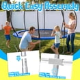 thumbnail image 4 of YORIN Trampolines Outdoor, 1000LBS 10FT Trampoline for Kids and Adults, Backyard Heavy Duty Trampoline with Enclosure Net, Basketball Hoop, Ladder, Birthday Gift, 4 of 8