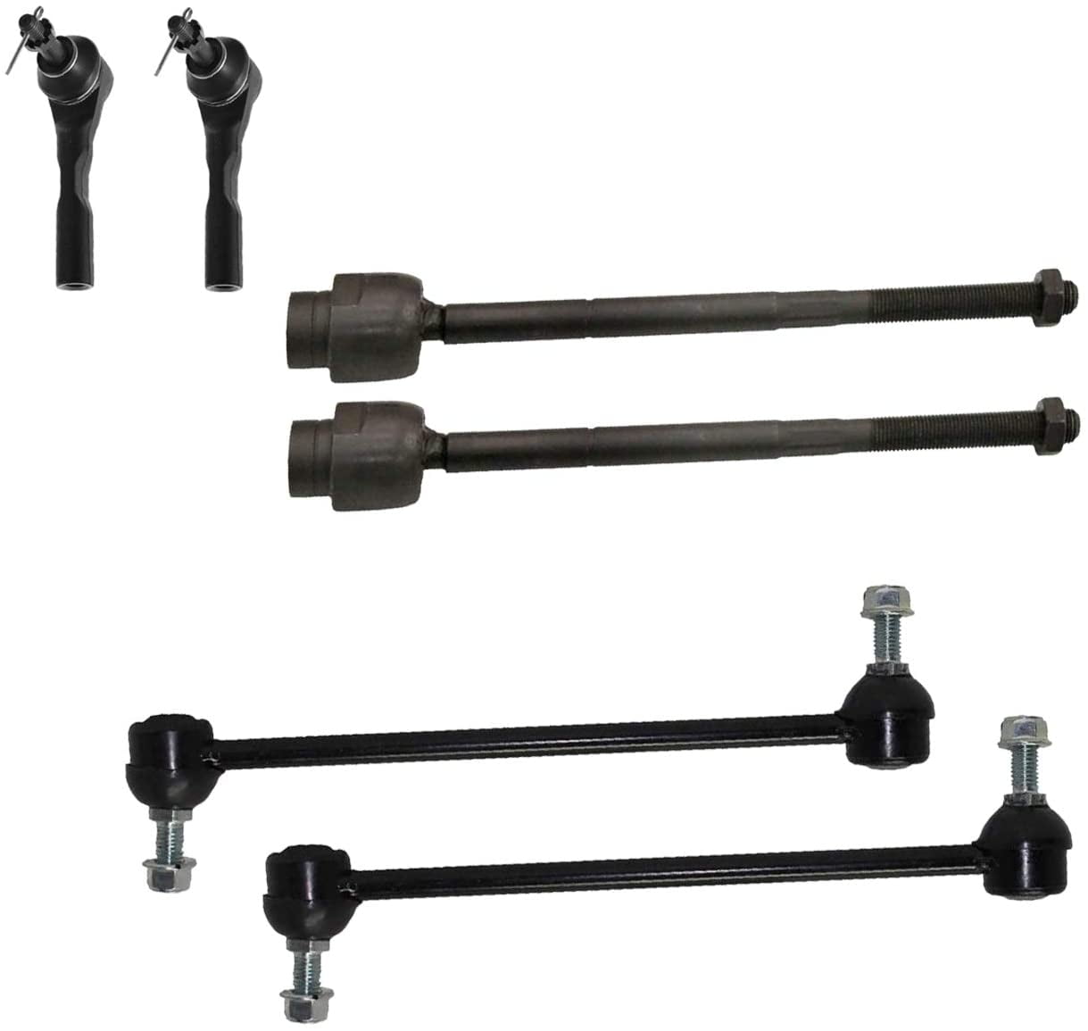 Car & Truck Parts Tie Rod Sway Bar Link Inner Outer Kit for Chevy