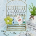 thumbnail image 3 of 40Pcs Round Ring Iron Hook Hangers Curtain with Clips for Bag Clothes Curtain Hanging Holder Platinum 55~56mm Ring: 30.5~31x3mm Inner Diameter: 25mm, 3 of 5