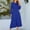 *Blue, variant on U Women's Fall Winter Flattering Dress With Bow, Casual Flowy A Line Boho Midi Party Long Dress Green,Womens Plus L