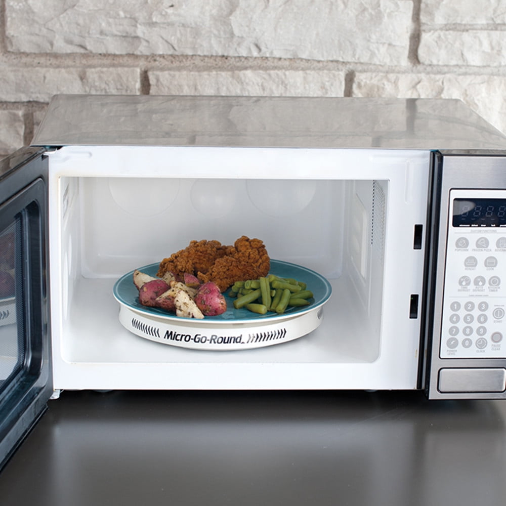 Nordic Ware Compact Micro-Go-Round, BPA-free and Melamine Free Plastic, 5 Year Warranty, 9.13" X 9.13" X 0.06"
