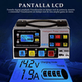 thumbnail image 3 of Cargador de Batería Inteligentes Automático 12/24v Auto 240W LCD, 3 of 4