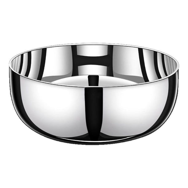 Cuenco de mezcla de acero inoxidable, cuenco de Metal, lavabo para lavar frutas y verduras, cuenco multiusos para ensalada, lavabo para mezclar y