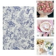 thumbnail image 1 of Home Decoration Floral Wrapping Paper Mini Roll White Flowers Gift Wrap Paper For Birthday Wedding Wrapping, 1 of 1