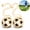 Yellow, variant on 2 Pcs Soccer Kick Trainer, Football Kick Trainer, XISELI Adjustable Return Net Football Training Aid for Throw Solo Juggling Practice, Fits Ball Size 3, 4, 5 Balls, Black (not Include Ball)