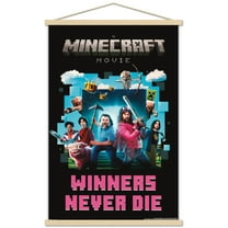 A Minecraft Movie - Group Wall Poster with Magnetic Frame, 22.375" x 34"