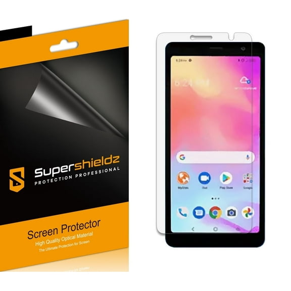 [6-Pack] Supershieldz for TCL A3 Screen Protector, Anti-Bubble High Definition (HD) Clear Shield