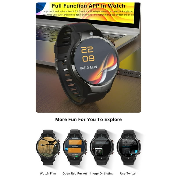 Reloj inteligente SENBONO Air 1 1.6 400 400px Pantalla completamente tactil 4G Walmart en linea