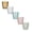 Multicolor, variant on Unbreakable Transparent PC Acrylic Glass, Colorful Shatterproof Tumbler for Restaurant Home Juice Water Hot Cold Drinks,5pc