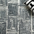 thumbnail image 6 of SAFAVIEH Metro Fulton Distressed Area Rug, Black/Ivory, 4' x 6', 6 of 8