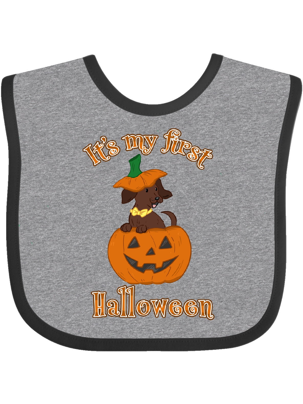 It's My 1st Halloween Cute Dachshund Puppy Baby Bib - Walmart.com - Walmart.com