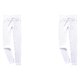 thumbnail image 3 of Mallas acanaladas sin costuras Minnieouse ropa deportiva para Fitness pantalones de realce Sexy Blanco S 2Conjunto, 3 of 6