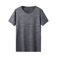 thumbnail image 4 of vastwit Sports Shirts for Men Short Sleeve Quick Dry Athletic T Shirt Gym Workout Fitness Camo Active Dark Gray M, 4 of 8