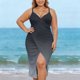 thumbnail image 2 of TaTaai Ladies Butterfly Solid Beach Cover Up Wrap Skirt with Tie Waist Sheer Lightweight Long Dress Chiffon Sarong for Swimwear Vacation Resort All Season Wear Gift, 2 of 9