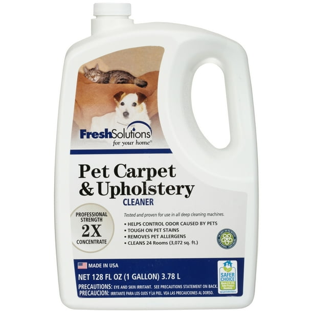 Fresh Solutions Pet Carpet & Upholstery Cleaner, 128 fl oz Walmart