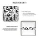 thumbnail image 5 of Fotbe Black White Halloween Porta Pañuelos Decorativo de Cuero, Caja Cuadrada Moderna para Pañuelos Faciales, Organizador y Dispensador 5x5x5'', 5 of 7