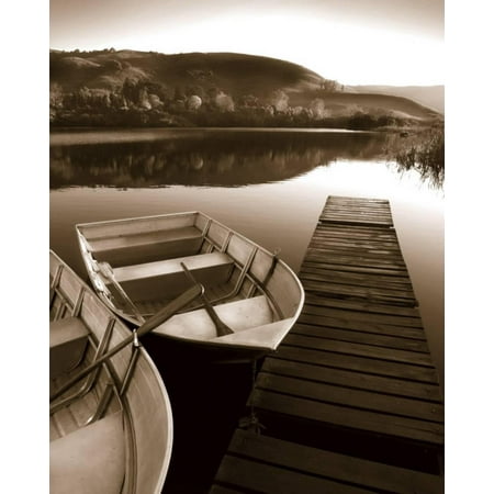 Signed 16x20 Hall Of Fame - Row Boat Awaits Art Print By Danita Delimont - 16x20