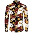 thumbnail image 1 of Nuevas camisetas para hombre, estilo retro, de lujo, para fiesta de graduación, con botones luminosos, para discoteca, moda de tendencia, camisas de manga larga con cuello en V, ropa para hombre, 1 of 6