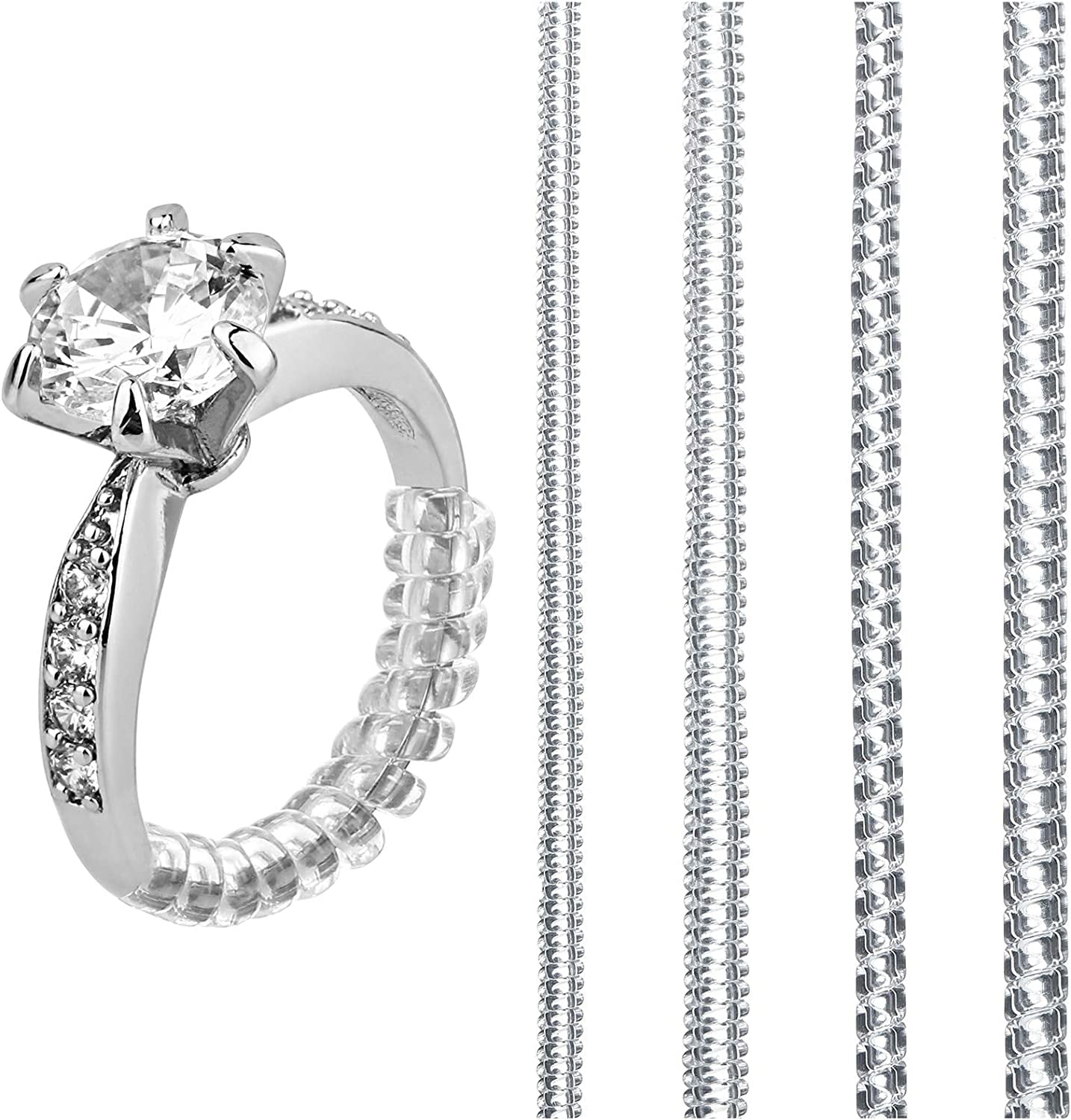 Invisible Ring Size Adjuster for Loose Rings, Transparent Ring Guard