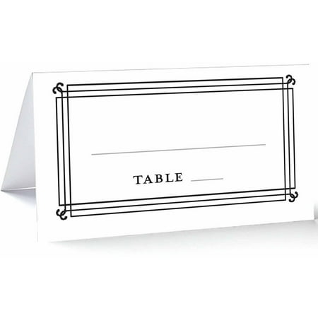Formal Line Deluxe Place Card