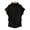 Black#25, variant on Women's Half Turtleneck Sleeve T-Shirt Solid Color Mock Neck Dolman Short Sleeve Top Casual Fashion Loose Shirt