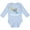 AE-Light Blue, variant on Clearwater Beach Florida Vacation Boys or Girls Long Sleeve Baby Bodysuit
