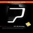 thumbnail image 3 of AKKON - Fits 2009-2014 Ford F150 [Halogen Type] Projector Black Headlights Pair w/ LED Tube DRL Parking Turn Signal, 3 of 7