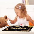 thumbnail image 6 of Construction Placemats Set of 6 Toddler Plastic Table Mats Dump Truck Place Mats Washable Vinyl Nursery Homeschool Table Decoration for Indoor Outdoor Party Kitchen Dining Table, 6 of 6
