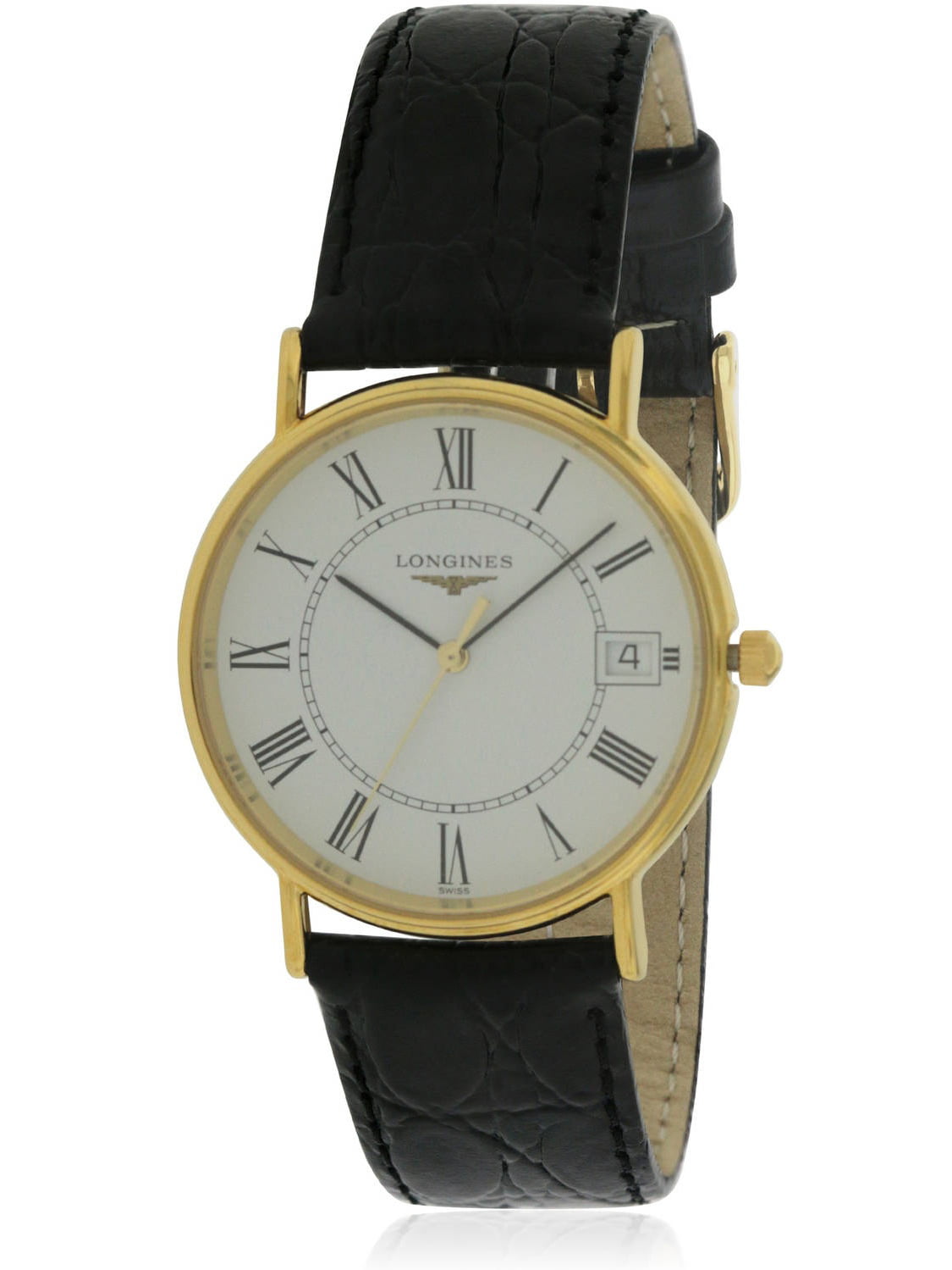 Longines La Grande Classique Leather Men's Watch, L48192112 - Walmart.com