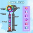 thumbnail image 6 of Portable IPad Photo Booth Compatible with 10.2in 10.9in 12.9in IPads Includes Flight Case Customizable Logo App Remote Control RGB Lights for Parties, Weddings, Birthdays, Holiday, 6 of 14