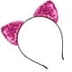 thumbnail image 3 of Diademas con orejas de gato para fiesta, orejas de gato con lentejuelas reversibles, diadema con orejas de gato, durabilidad extendida, 3 of 9