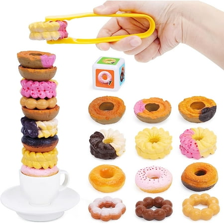 Pretend Play Food Set Donuts Stacking Toy Pretend Desserts