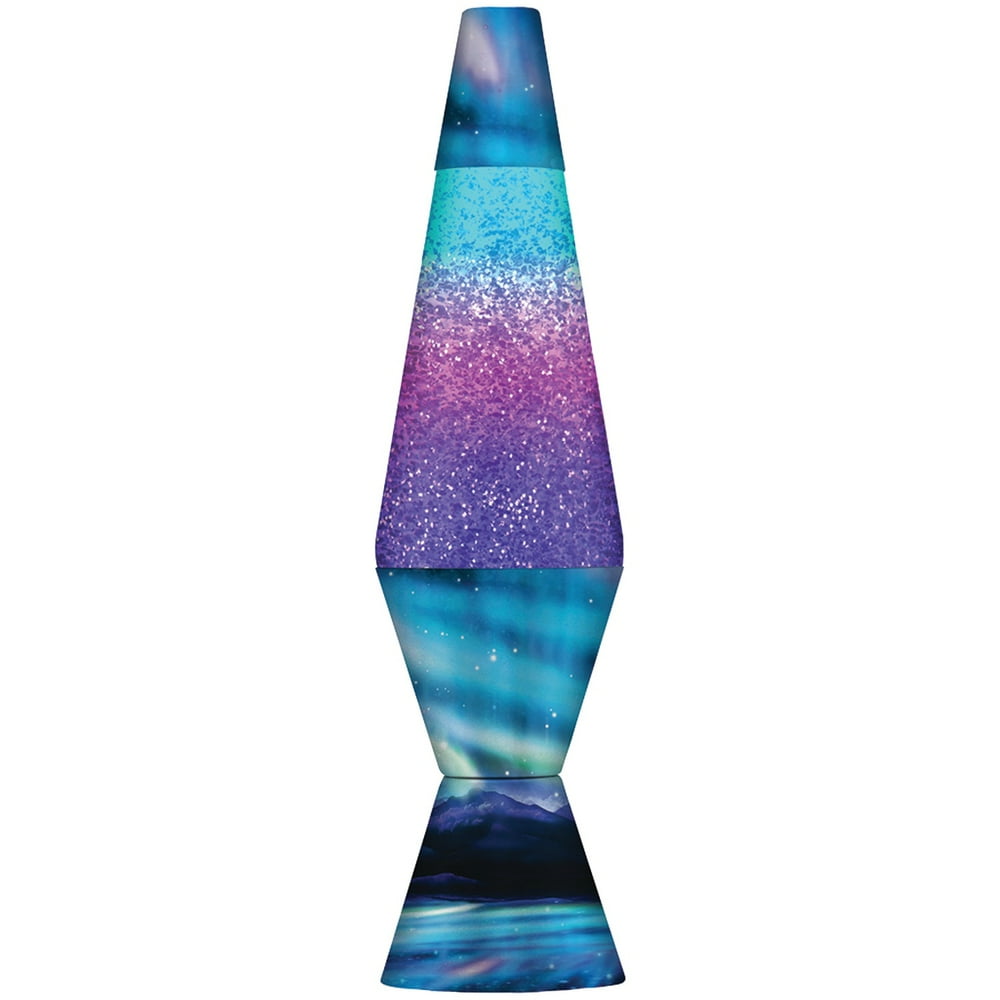 Lava 14.5" Colormax Lamp with Northern Lights Decal Base