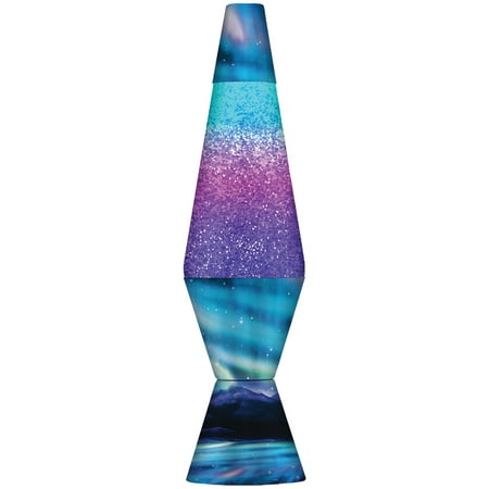 Lava the Original 14.5-Inch Colormax Lamp with Northern Lights Decal