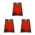 thumbnail image 4 of maskred Robe de Vacances à la Mo pour Femmes Boho Ethnique Élégante Tunique en Vrac Robe Orange 3Set, 4 of 6