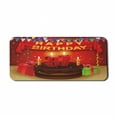 thumbnail image 1 of 37th Birthday Computer Mouse Pad, Chocolate Cake Gifts Balloons Flag Candles Design Image, Rectangle Non-Slip Rubber Mousepad X-Large, 35" x 15" Gaming Size, Multicolor, by Ambesonne, 1 of 2