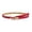 Red, variant on ibiyuan Work Belts For Men Women Skinny Belts for Jeans Dress Thin Waist Belt for Ladies with Gold Buckle