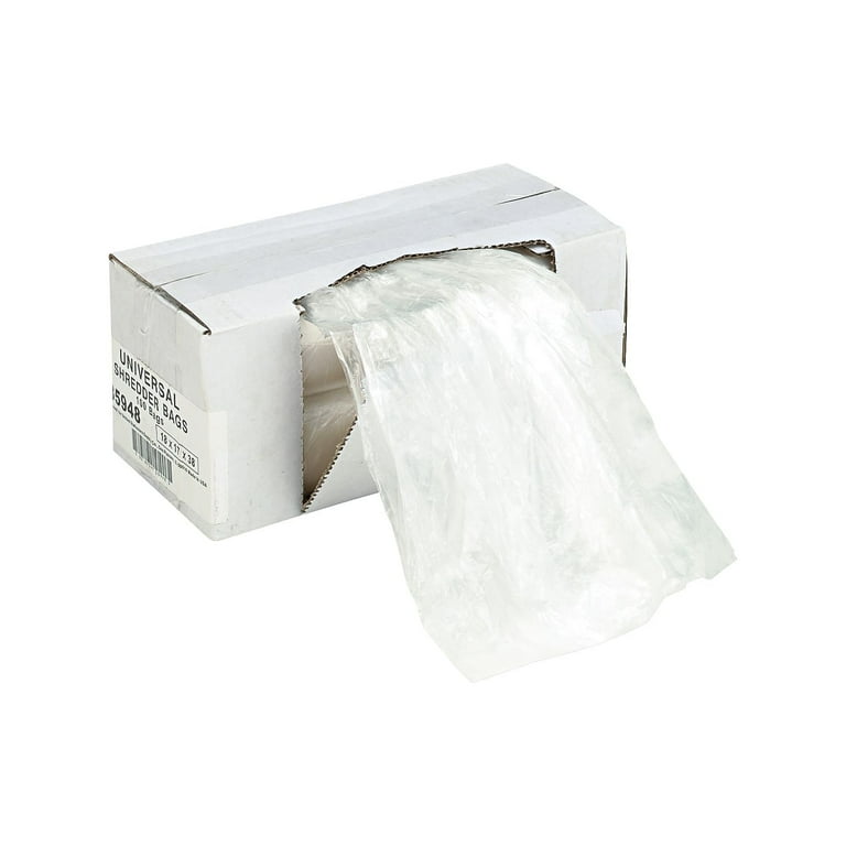 High-Density Shredder Bags, 25-33 gal Capacity, 100/Box High-Density Shredder Bags, 25-33 gal Capacity, 100/Box
