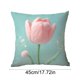 thumbnail image 3 of Funda de cojín decorativa de terciopelo artificial con estampado floral de doble cara | Suave detalle floral para el hogar, ideal para sala de estar, cama, sofá o silla., 3 of 8