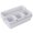 white, variant on 8 Pack Adjustable Drawer Organizer Trays, Plastic Divider Boxes for Makeup, Jewelry, Kitchen and Bathroom