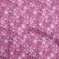 thumbnail image 1 of oneOone Polyester Spandex Magenta Fabric Kids Floral Craft Projects Decor Fabric Printed By The Yard 56 Inch Wide, 1 of 4