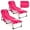 Red, variant on Demifill 5-position Outdoor Folding Chaise Lounge Chair, Lounge Chair for Outdoor, Rose Red