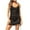 Black-A, variant on Penkiiy Crochet Cover Ups for Women Hollow Out Sleeveless Bikini Swimsuit Swimwear Side Split Long Beach Dresses Free Size Black