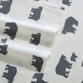 thumbnail image 5 of Eddie Bauer Bear Family Flannel Sheet Set, King, Gray, 5 of 5