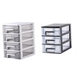 thumbnail image 4 of Transparent Table Drawer Home Office Paper Files Gadgets Makeup Tools Storage Box Multiple Layer Desk Organizer Case, 4 of 9