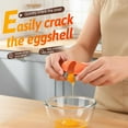 thumbnail image 5 of 2026 New Egg Shell Opener Egg Cracker Tool, Eggs Separator Tools for Raw and Hard Boiled Eggs Peeler Shell Remover, Egg Cracking Peeling Tool Portable Kitchen Gadgets for Cooking Baking, 5 of 8