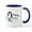 White/Navy Inside, variant on CafePress - Penguin Mugs - 11 oz Ceramic Mug - Novelty Coffee Tea Cup